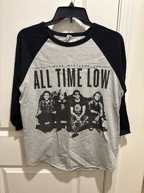 All Time Low Love Like War 2014 Tour Band Music Merch Raglan Tee